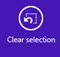 apps control - clear selection
