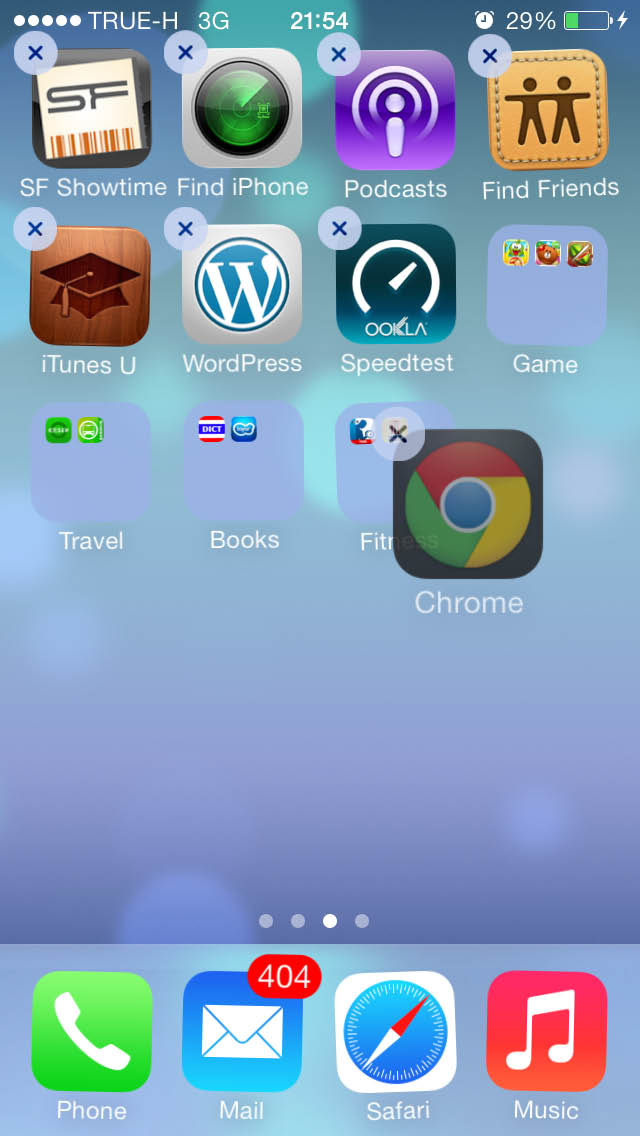 apps and folders