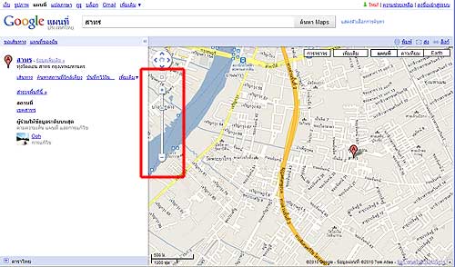 Google Map Result Page