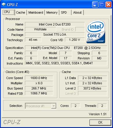 CPU-Z freeware