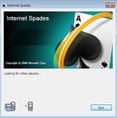 Internet Spades online game